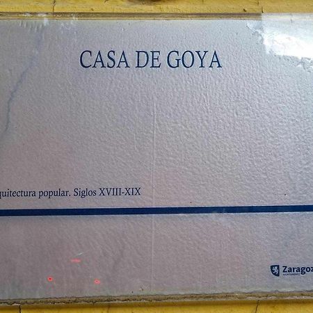 Casa De Goya Comotucasa Zaragoza Exterior foto